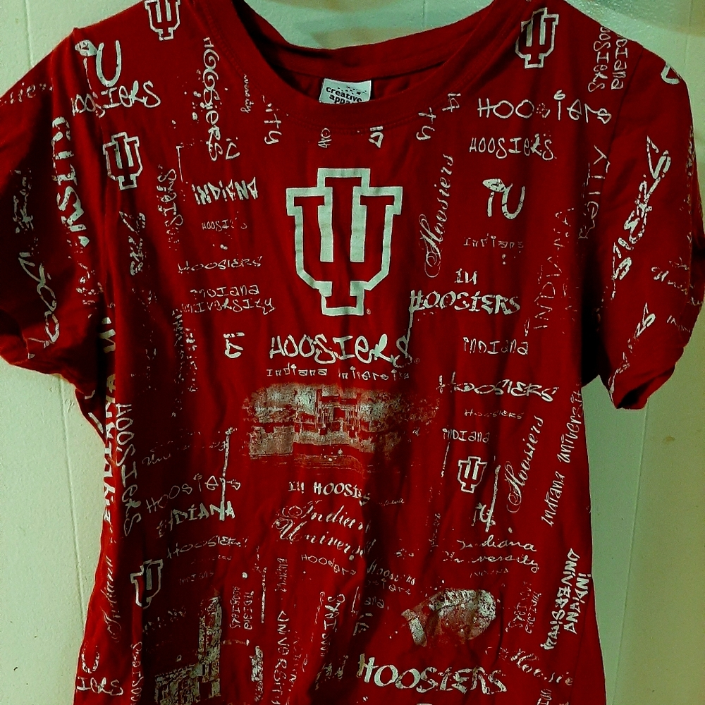 University of Indiana red XL top